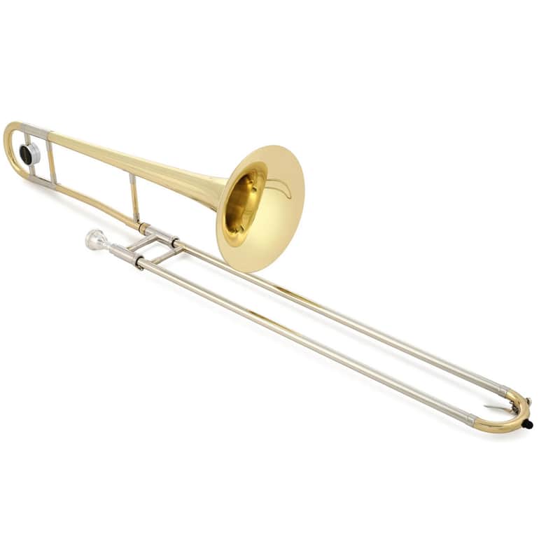 Blessing Tenor Bb Trombone, .500 Bore, Clear Lacquer, Outfit image 1