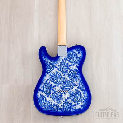 2025 Fender Limited Telecaster Indigo Paisley, Mint w/ Hangtags, Japan MIJ image 3