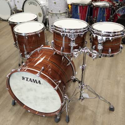 Like New Tama Star Bubinga 5-Pc Shell Pack 10/12/14/16/22 (Limited Edition Natural Rosewood) image 5