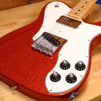 Fender Limited Edition '72 Telecaster Custom with Maple Fretboard 2018 - Orange Sparkle 24518 image 9