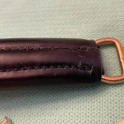 NOS leather guitar case handle for Hiscox Calton mark leaf skb gator crossrock gibson custom shop case les paul image 10