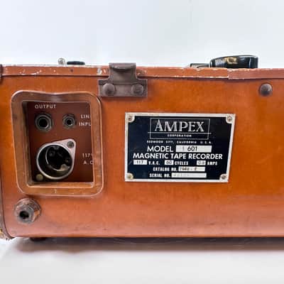 Vintage Ampex 600 / 601 Magnetic Tape Recorder Tube Preamp Mic Preamplifier image 7