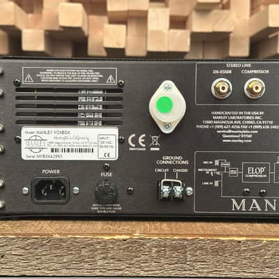 Manley Labs VOXBOX All Tube Channel Strip. Vox Box. MINT 2025! image 9