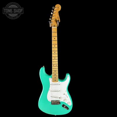 Fender Custom Shop 70th Anniversary 1954 Stratocaster Journeyman Relic Seafoam Green w/case image 2