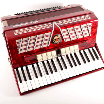 Immagine Royal Standard Montana (Weltmeister) 120 Bass Musette Top Accordion+Hard Case&Leather Straps - VIDEO - 6