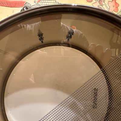 WTS Steve Pruitt Signature Series 7.5 x 13 Brass Snare Drum, fantastic shape image 10