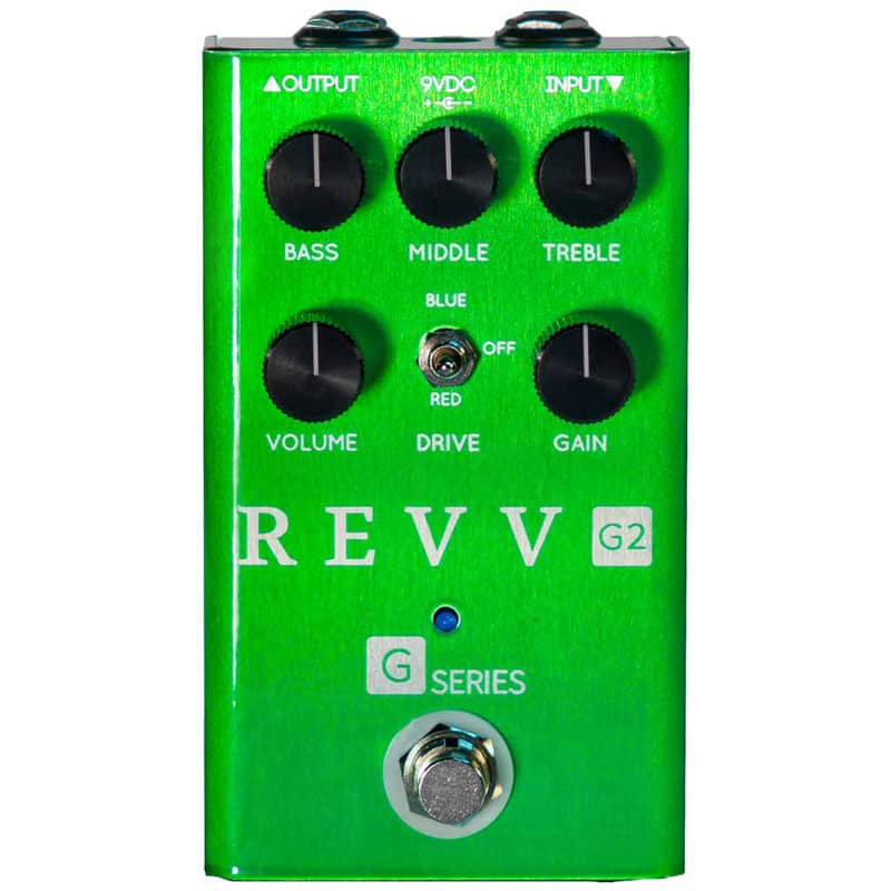 Revv G2 Green Channel Preamp/Overdrive/Distortion Pedal image 1