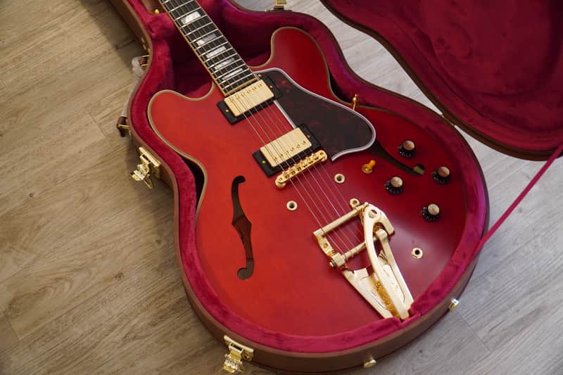 Epiphone "Inspired by Gibson Custom" '59 ES-355 With Bigsby 2025 - Present - Cherry Red Inspired by Noel Gallagher image 1