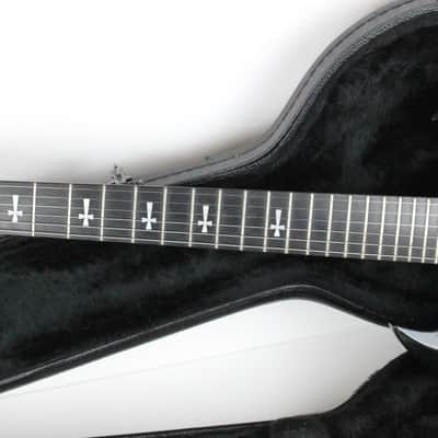 2001 Gibson SG TONY IOMMI Ebony Black in Original Case ~Killer Doom METAL RELIC~ Crosses Black Sabbath Very RARE image 3
