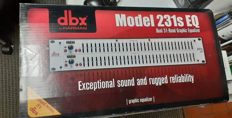 dbx 131s Single 31-Band Graphic EQ 2010s - Silver image 1