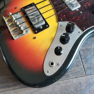 1972 Greco Japan JB450 Jazz Bass Humbuckers MIJ (Sunburst) image 2