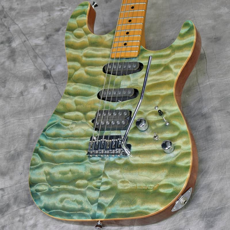 Keipro Guitar Works KS Deluxe Quilted Maple Top SSH Maple | Reverb