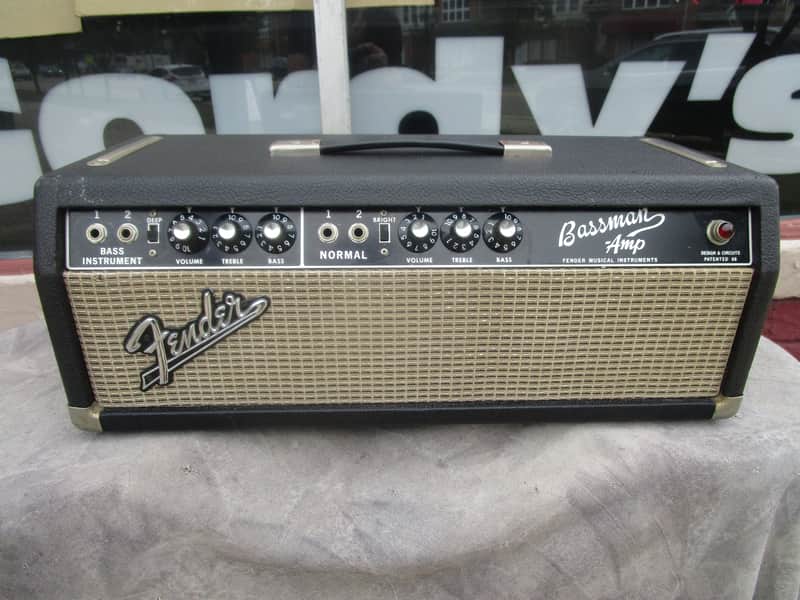 Fender early 1966 AB165 Blackface Bassman head CLEAN image 1