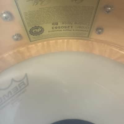 DW Collectors Black Satin Maple Snare Collectors Na - Black satin maple image 3