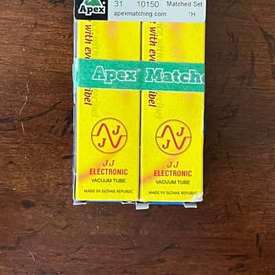 JJ Electronic EL84 Power Tube Apex Matched Pair 2010s - Clear Glass image 3