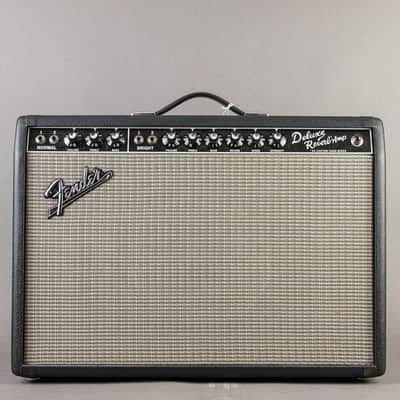 Fender '64 Custom Deluxe Reverb Hand-Wired Reissue 2021, Black image 2