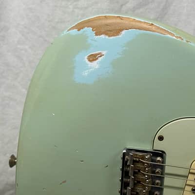 Fender USA Custom Shop Limited Edition WW10-'59 Wildwood 10-59 Stratocaster Relic Guitar with Case 2008 - Faded Sonic Blue / Brazilian Rosewood fingerboard image 5