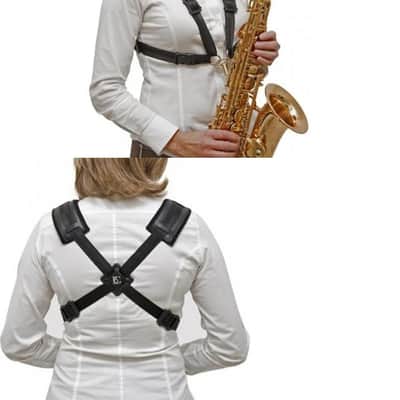 BG Franck Comfort Harness Alto/Tenor saxophone Metal Snap Hook, S41CMSH -NEW image 5