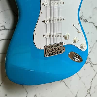 Squier Stratocaster MIJ Made in Japan Daphne Blue 1993–94 Rosewood Fingerboard image 3