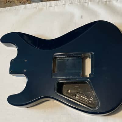 2010 MIJ Charvel San Dimas Wild Card #5 Lava Molten Crust Guitar Body Floyd Ready image 15