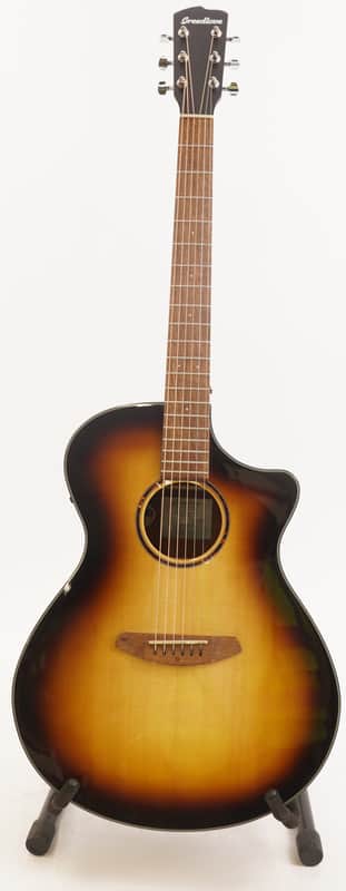 Breedlove Discovery S Concerto Edgeburst Europe-African Mahogany Acoustic Guitar image 1