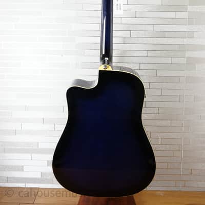 Ibanez PF15ECE Performance - Trans Blue Sunburst image 11
