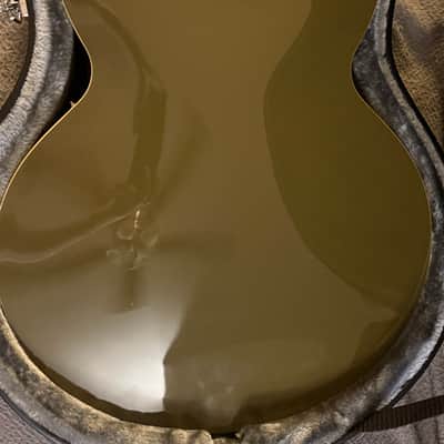 Epiphone ES-335 "Inspired by Gibson" - Olive Drab with hardshell case image 7