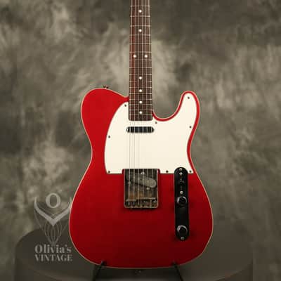 1985 Fender '62 reissue Custom Telecaster Double Bound Candy Apple Red MIJ Japan image 2