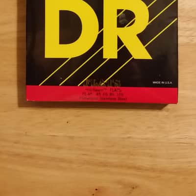 DR FL-45 Hi-Beam Flatwound Bass Strings 45-105