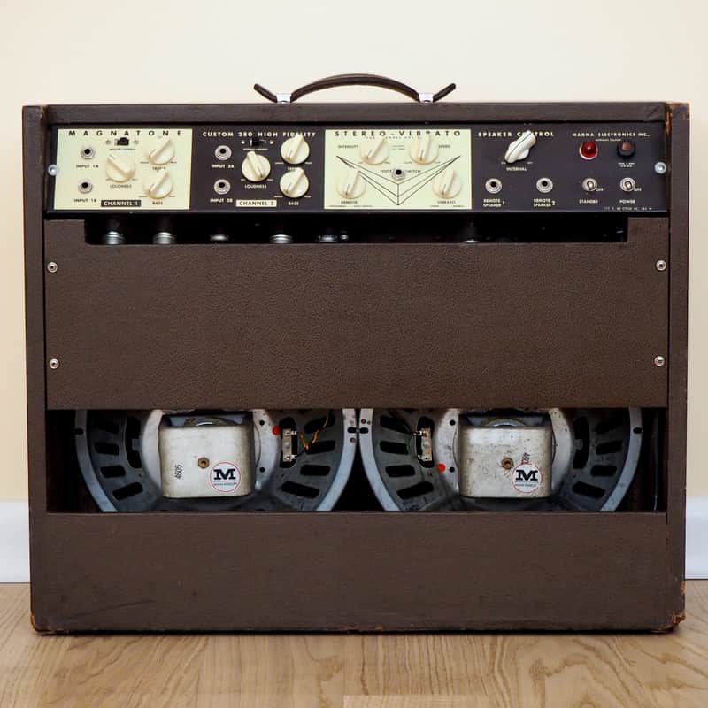 Magnatone Model 280 Custom 200 Series 2-Channel 50-Watt 2x12" Guitar Combo image 2