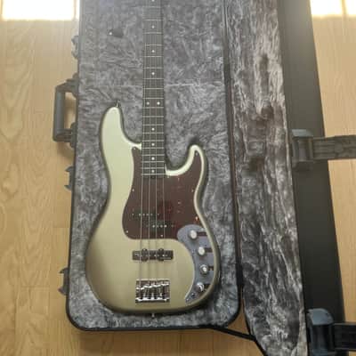 Fender American Elite Precision Bass with Ebony Fretboard 2018 - Champagne LIKE NEW image 1