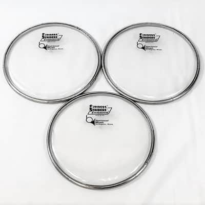 Ludwig 8" Clear Drum Heads, Set of 3 (New Old New Stock) image 1