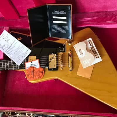 2021 Gibson Custom Shop 1958 Explorer Korina "snake eyes" image 13