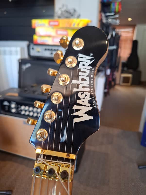 Washburn “SS40” Steve Stevens 1990s Black | Reverb