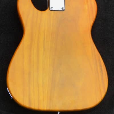 Immagine XX-wide 1-7/8" wide(48 mm) nut Telecaster-Style Natural Butterscotch Blonde Ash + Maple/Ebony Neck+ X-Light 6. lb. Weight +Treble-Bleed+ Grover 406C Locking Tuners + Frets Leveled, Crowned and Polished + Mini-Humbucker+ Pearl Guard PLUS Full Setup! - 5
