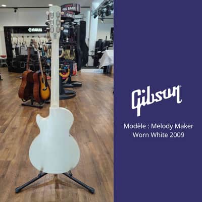 Gibson Guitare Electrique Melody Maker Worn White 2009 image 2