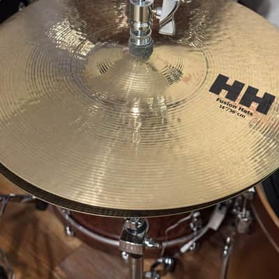 Sabian 14” HH fusion/evolution hi hats 2018 - Hand hammered brilliant image 1