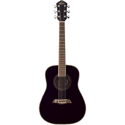 Oscar Schmidt OGHSB 1/2 Size Acoustic Guitar Kit with Gig Bag, Black image 2