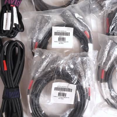 7 Avid Audio Splitters NEW OPEN BOX with 14 Avid 2 channel I/O 8' XLR cables image 6