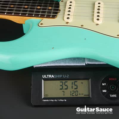 Fender Custom Shop 59 Stratocaster Rosewood Journeyman Super Faded Aged 2025 - Sea Foam Green (Cod.1926NG) image 19