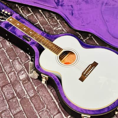 Epiphone J-180 LS Jumbo Ac/El Inspired by Gibson Frost Blue w/Case Auth Dlr #922 image 11