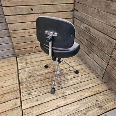 Roc N Soc Drum Stool Throne, Grey With Back Rest USED! RKCOK010826 image 3