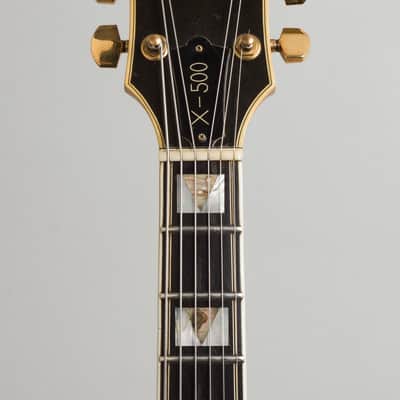 Guild X-500 Stuart Arch Top Hollow Body Electric Guitar (1979), ser. #202390, original black hard shell case. image 5