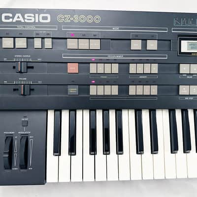CASIO CZ-3000 61-Key FM Synthesizer Made in JAPAN- 1985 Works and Sounds Great !... image 2