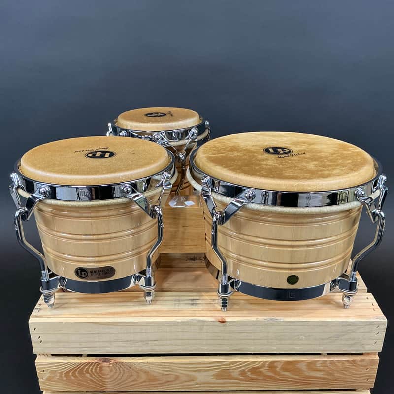 Latin Percussion Generation III Triple Bongos image 1