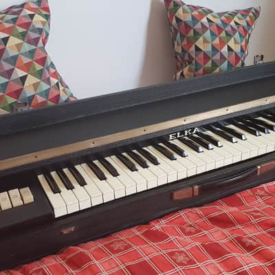 Elka "Piano 88" vintage transistor organ synth Italy image 9
