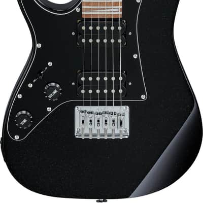 Ibanez GRGM21L-BKN GIO RG miKro Electric Guitar 6-String Lefty - Black Night image 8
