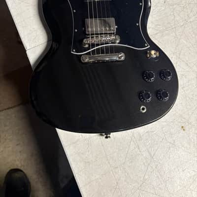 Epiphone Epiphone SG traditional Electric Guitar Ebony, issues, neck separation from body image 2