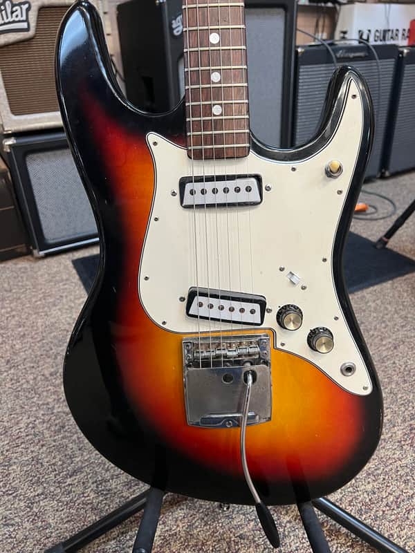 Aria Diamond 1802T 1960s - Burst Finish image 1