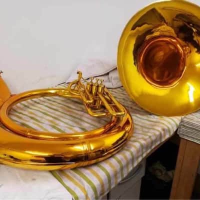 Conn 20k conn Dark gold BBb Sousaphone overhauled image 9